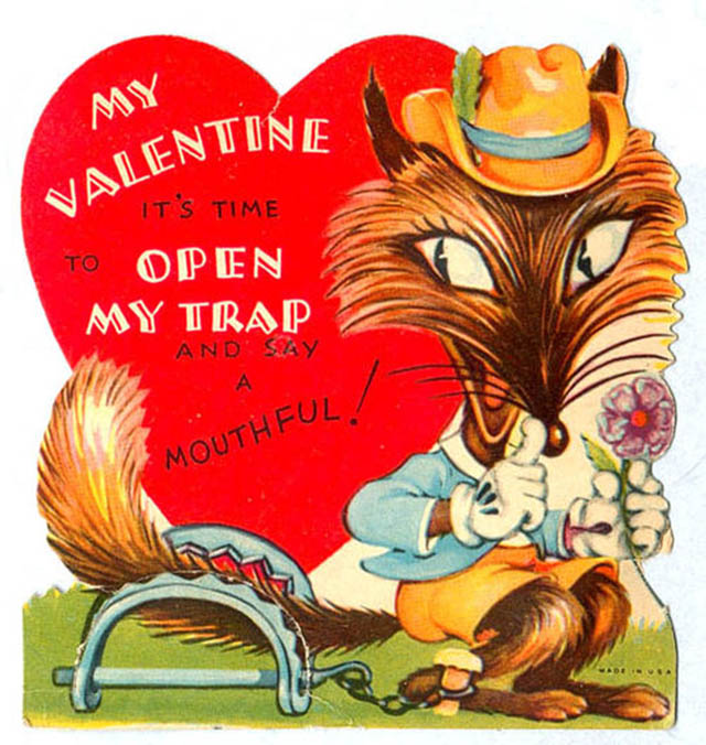 A Look at Unsettling Valentine's Day Cards from the Mid-20th Century