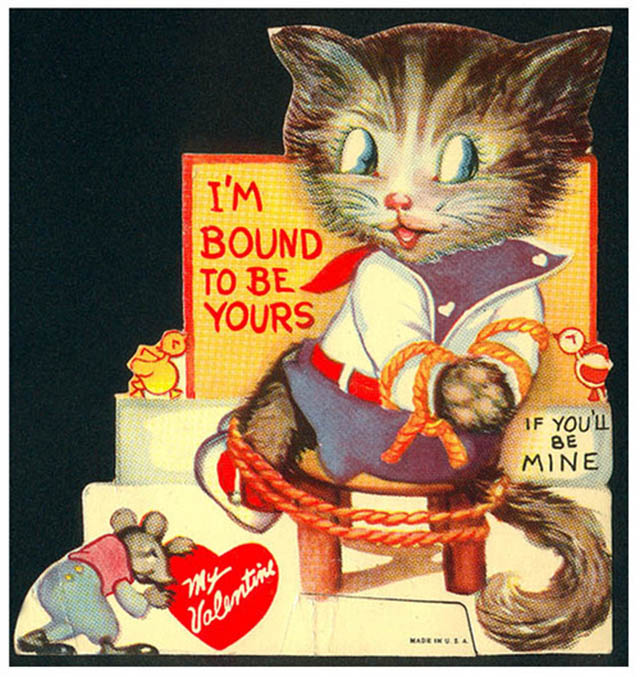 A Look at Unsettling Valentine's Day Cards from the Mid-20th Century
