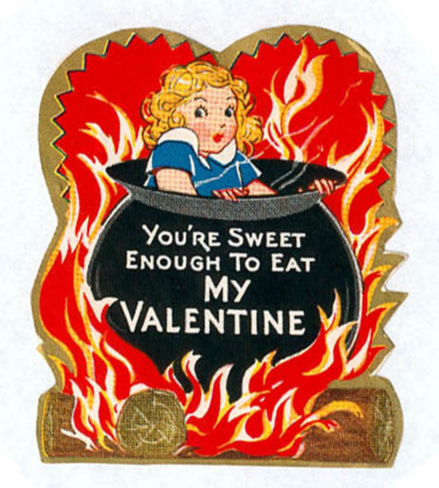 A Look at Unsettling Valentine's Day Cards from the Mid-20th Century