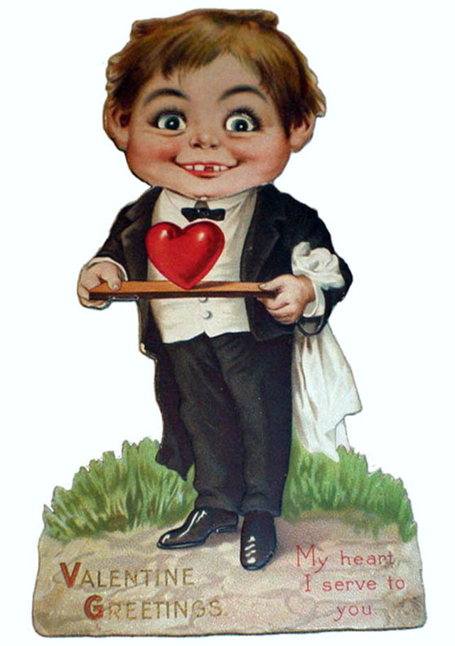 A Look at Unsettling Valentine's Day Cards from the Mid-20th Century