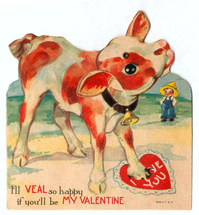 A Look at Unsettling Valentine's Day Cards from the Mid-20th Century