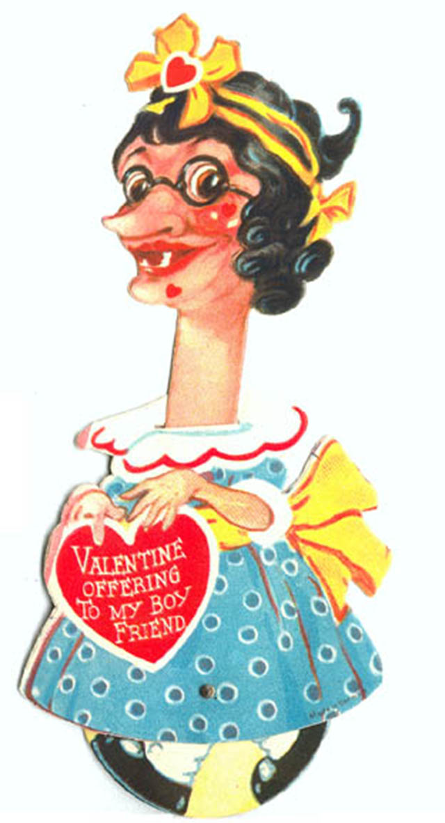 A Look at Unsettling Valentine's Day Cards from the Mid-20th Century
