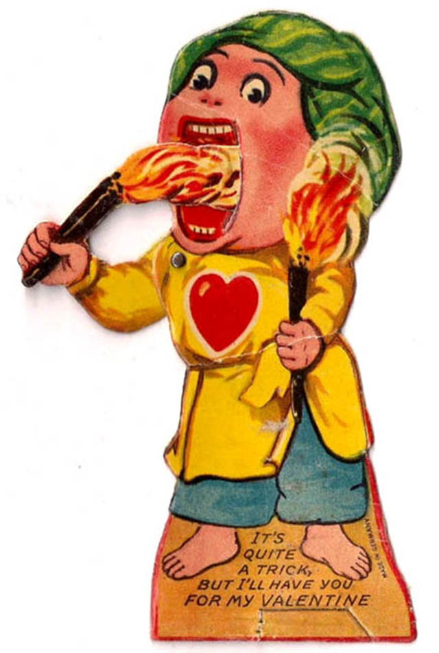 A Look at Unsettling Valentine's Day Cards from the Mid-20th Century