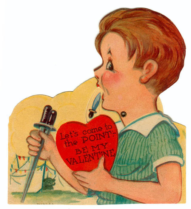 A Look at Unsettling Valentine's Day Cards from the Mid-20th Century