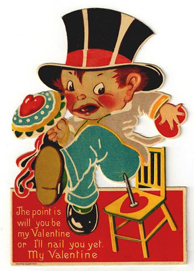 A Look at Unsettling Valentine's Day Cards from the Mid-20th Century