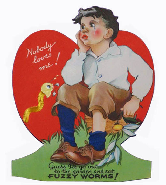 A Look at Unsettling Valentine's Day Cards from the Mid-20th Century