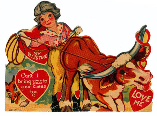 A Look at Unsettling Valentine's Day Cards from the Mid-20th Century