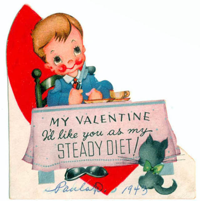 A Look at Unsettling Valentine's Day Cards from the Mid-20th Century