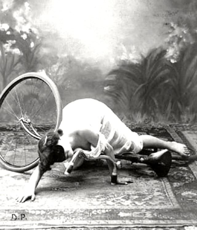 Fallen over, circa 1900s.