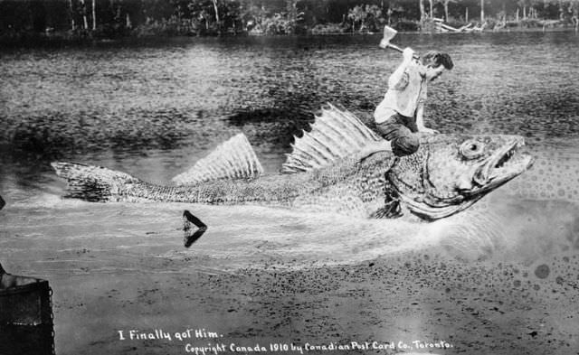"I Finally got Him", Toronto, Ontario, 1910.