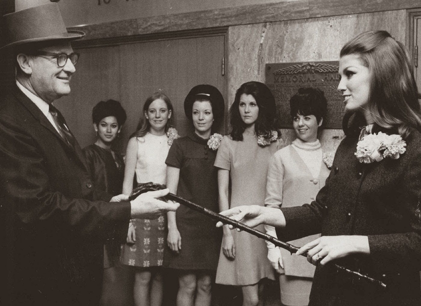 St. Patrick's Day Queen Hopefuls, Denver, 1969.