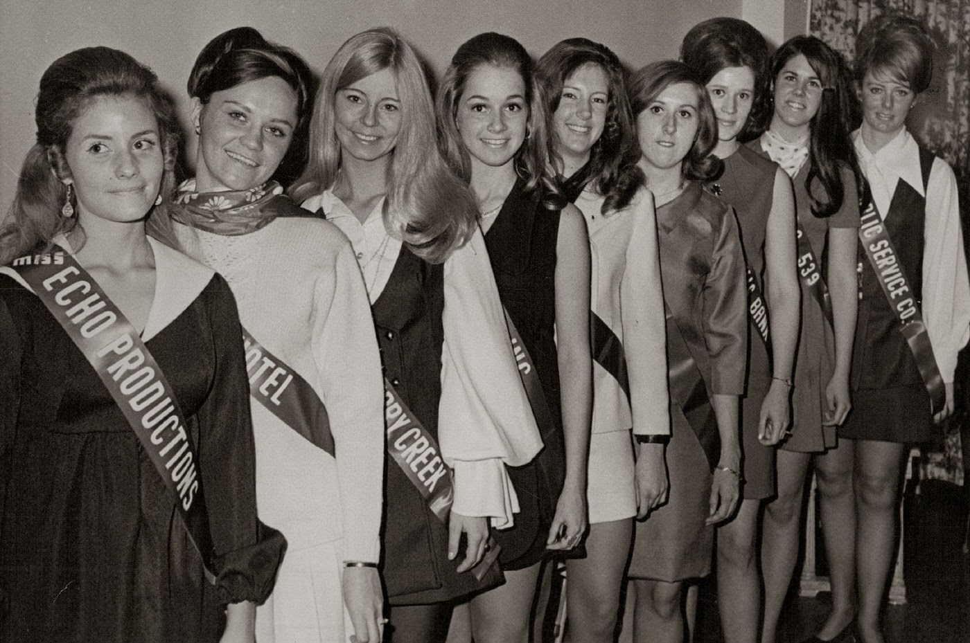 Contestents for the St. Patrick's Day Fete, Denver, 1970.