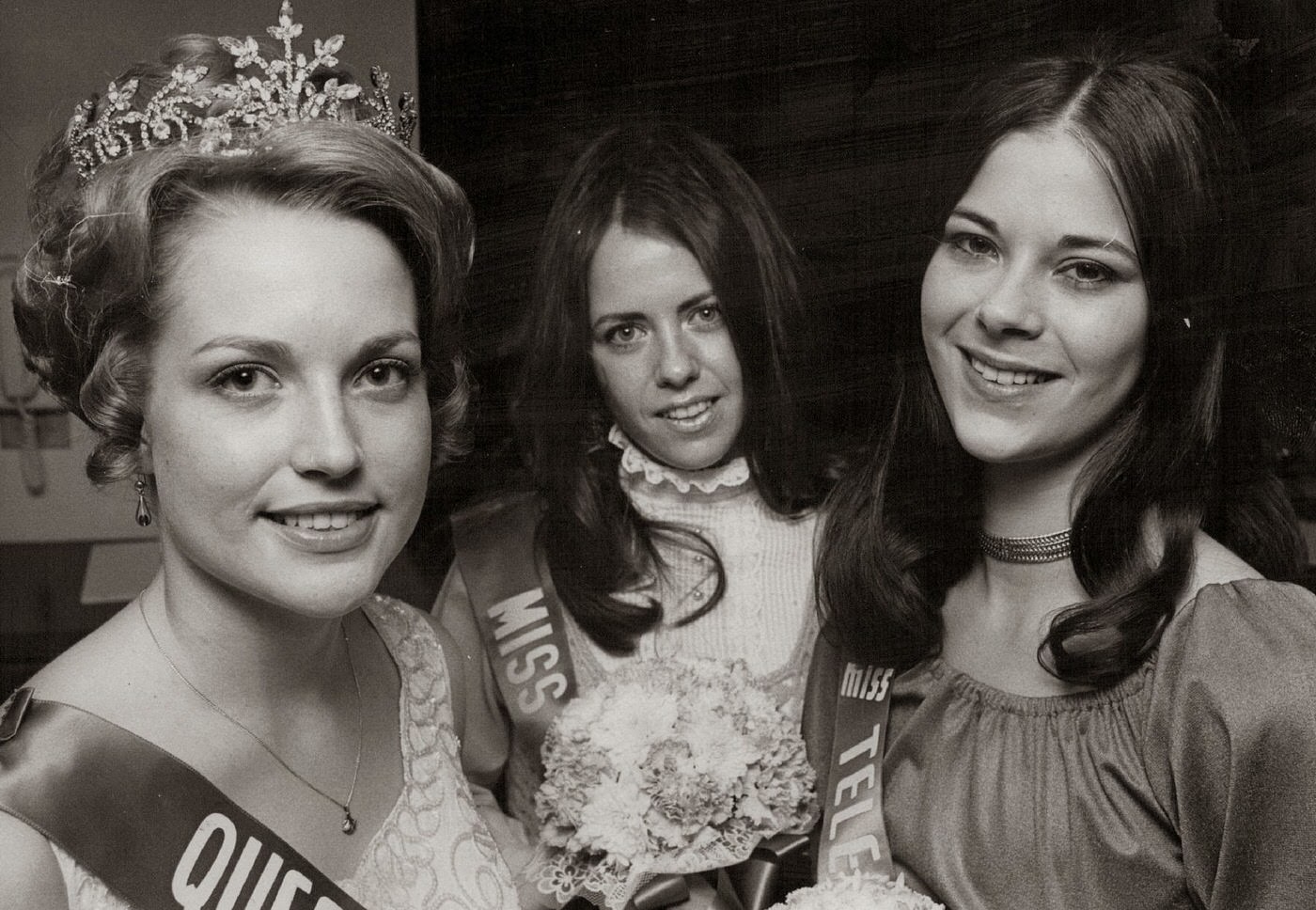 St. Patrick's Day Queen Debi Dorrough (left), Denver, 1971.
