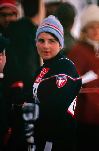 Unidentified athlete, Innsbruck Olympics, 1964
