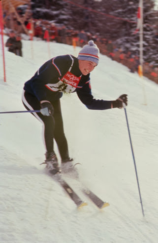Unidentified athlete, Innsbruck Olympics, 1964