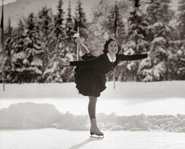 Canadian Patricia Gault, St. Moritz, 1948