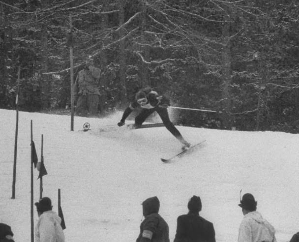 Great Britain's Sue Holmes, Cortina, Italy, 1956