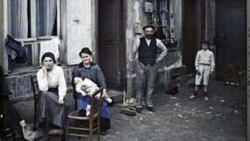 Colorized Paris Street Scenes early 1900s