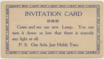 Humorous Acquaintance Cards late 19th Century
