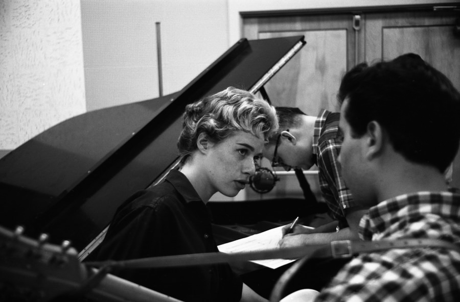 17-Year-Old Carole King Working in Studio B of RCA, New York City, 1959