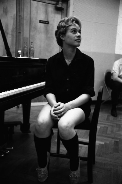 17-Year-Old Carole King Working in Studio B of RCA, New York City, 1959