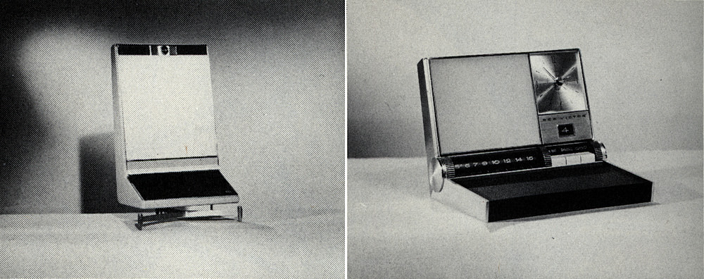 Two Variations of Future Television Sets.