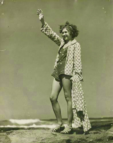 Beach girl Merle Woodward