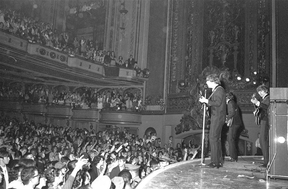 Despite a constant din of screaming teenagers, the Beatles successfully opened their second U.S. tour in San Francisco, 1964.