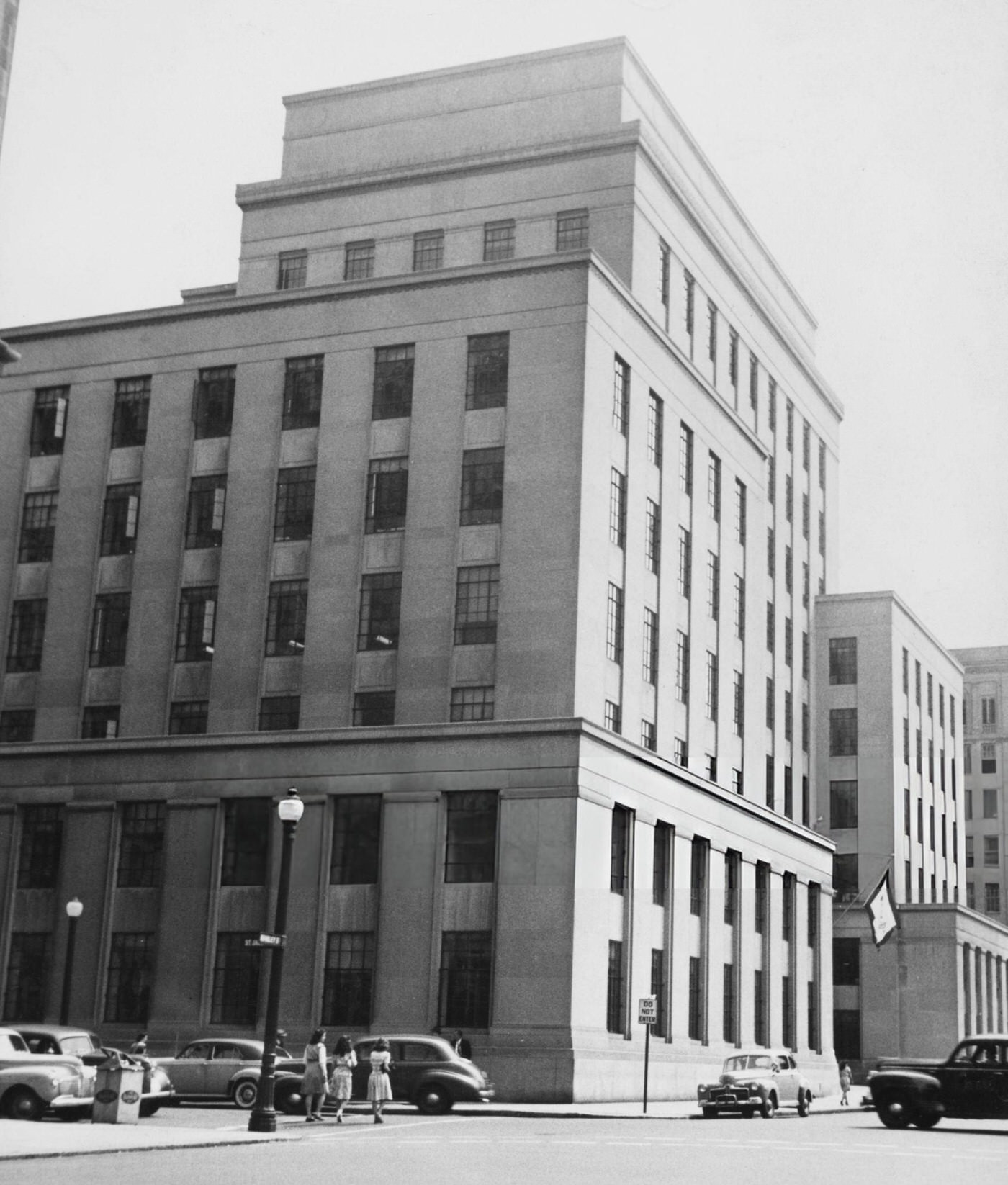 The headquarters of the Liberty Mutual Insurance Company in Boston, 1940.