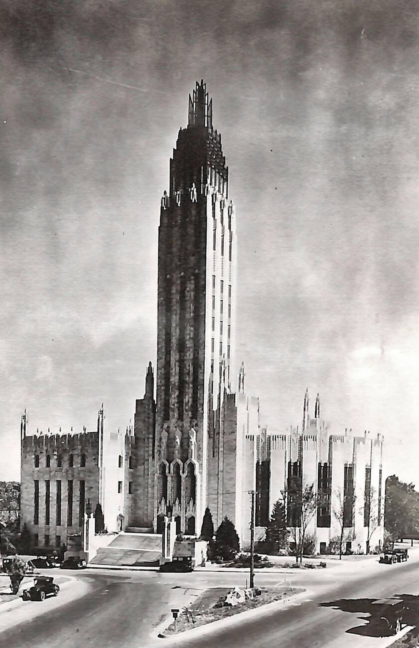Boston Avenue Methodist Church, Tulsa, OK, circa 1940.