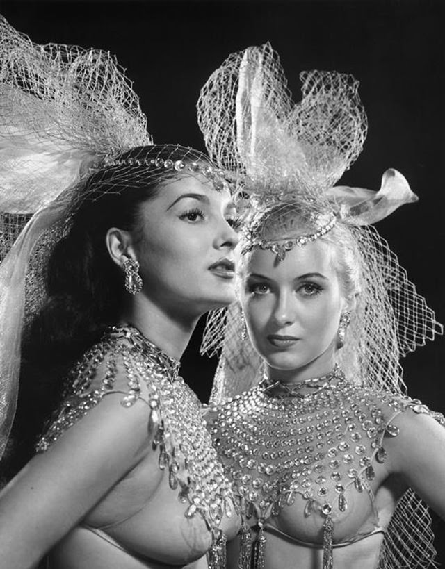 Showgirls of Mike Todd's revue called "Michael Todd's Peep Show", 1950.