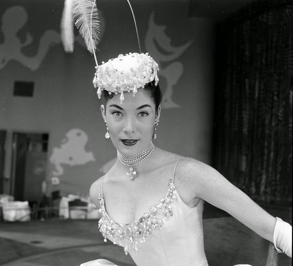 Riviera chorus girls, Las Vegas, 1952.