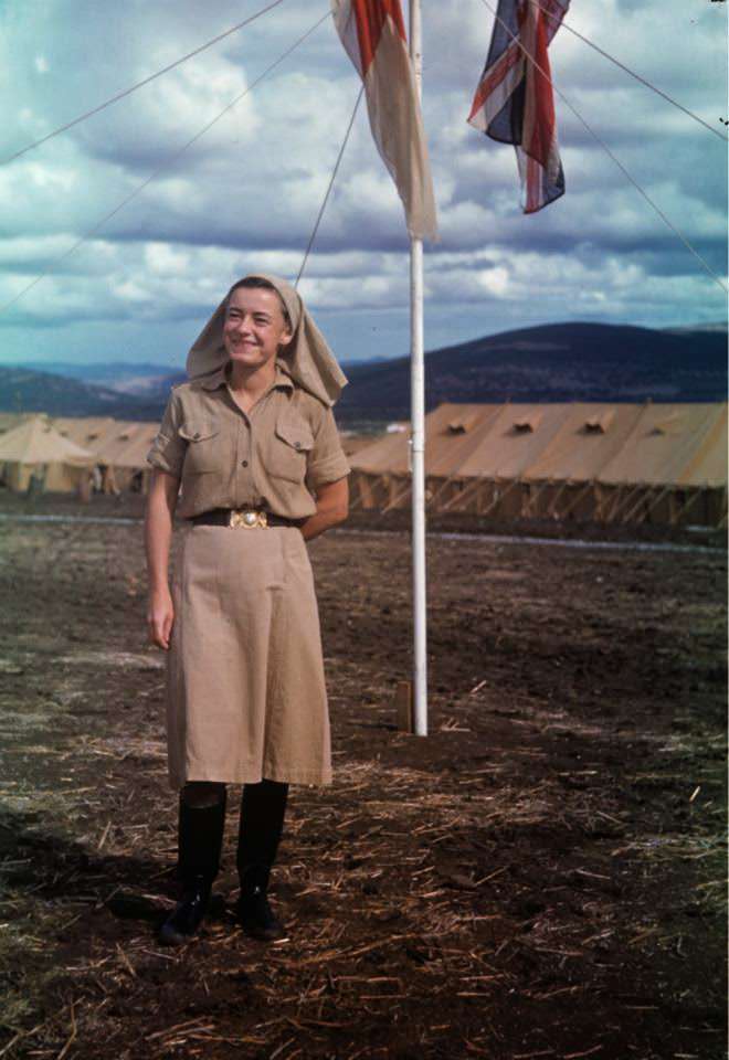 Nursing Sister Ruth Webster, North Africa, Second World War.