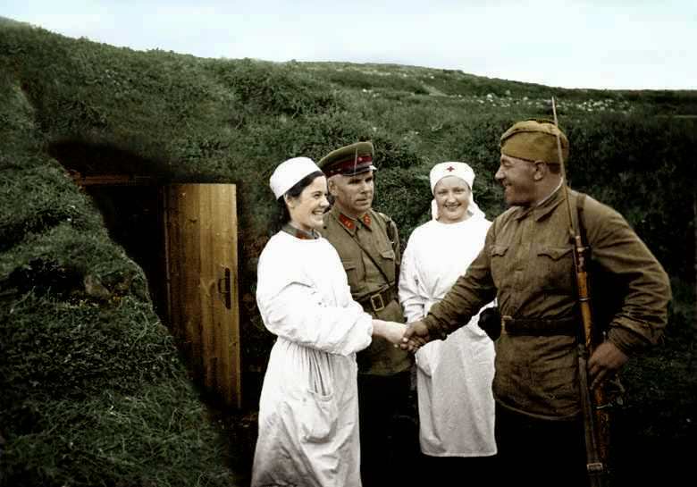 Soviet nurses.