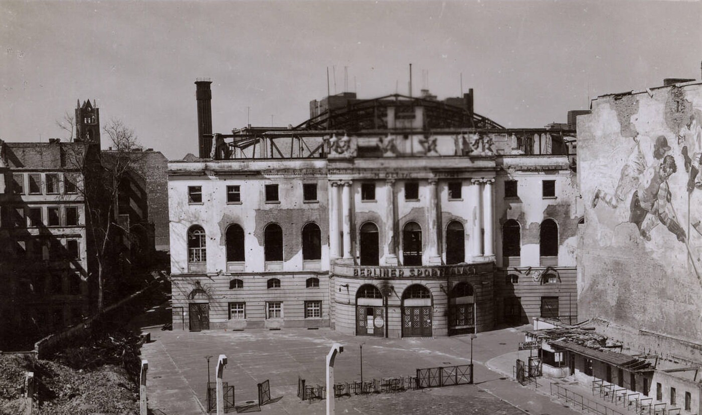 Sport Palace, Potsdamerstrasse, Berlin, 1945.