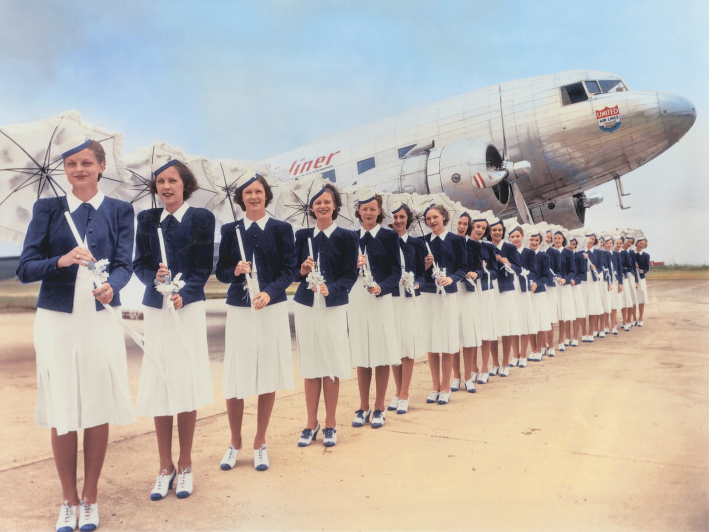 United Airlines uniforms, 1939