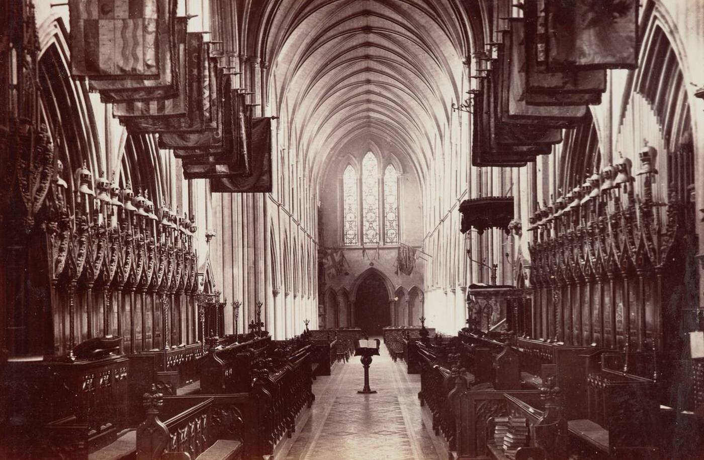 St Patrick's Cathedral, Dublin, Northern Ireland, 1880s.