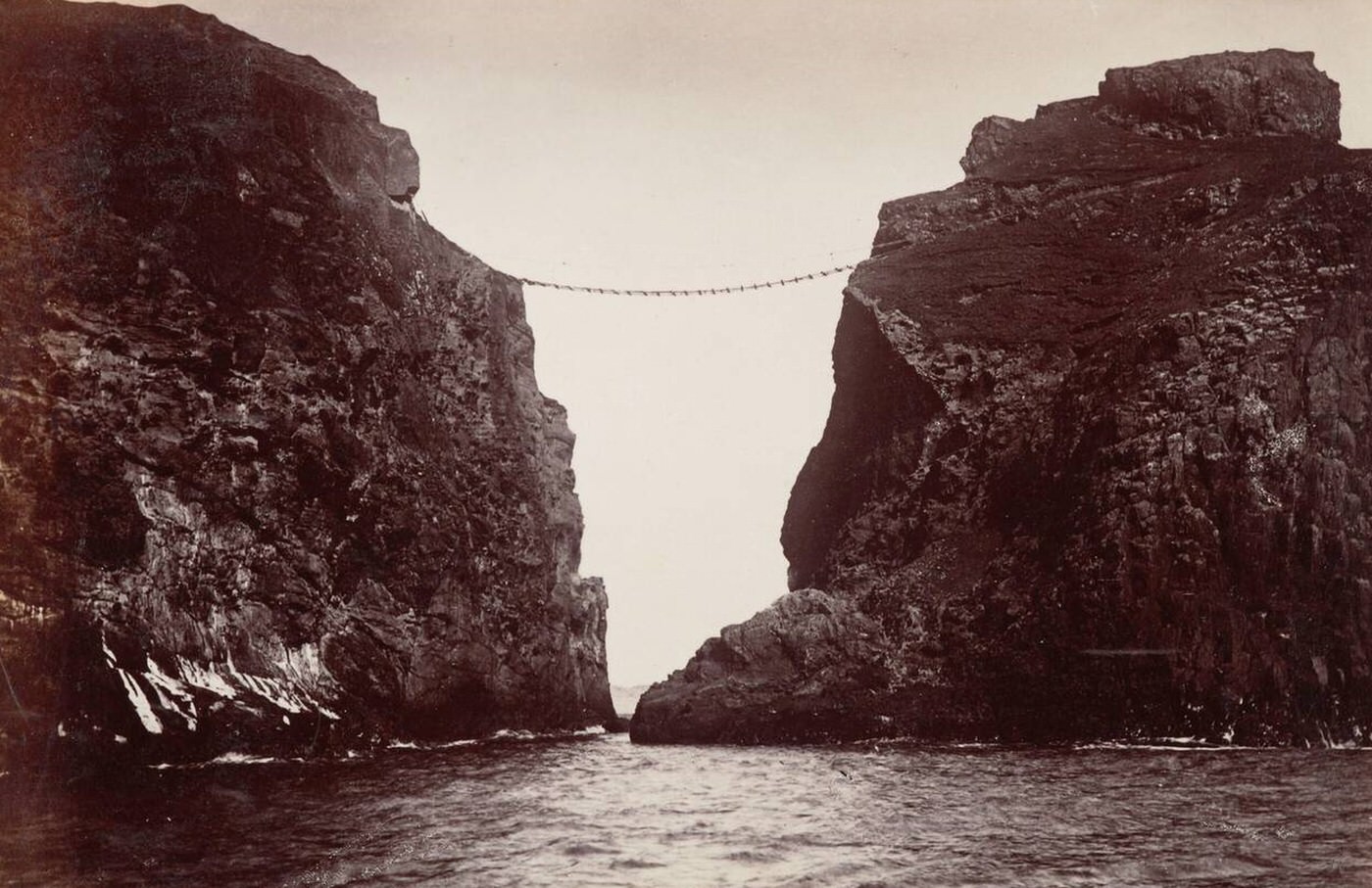 Carrick-A-Rede Go Antrim, Northern Ireland, 1880s.