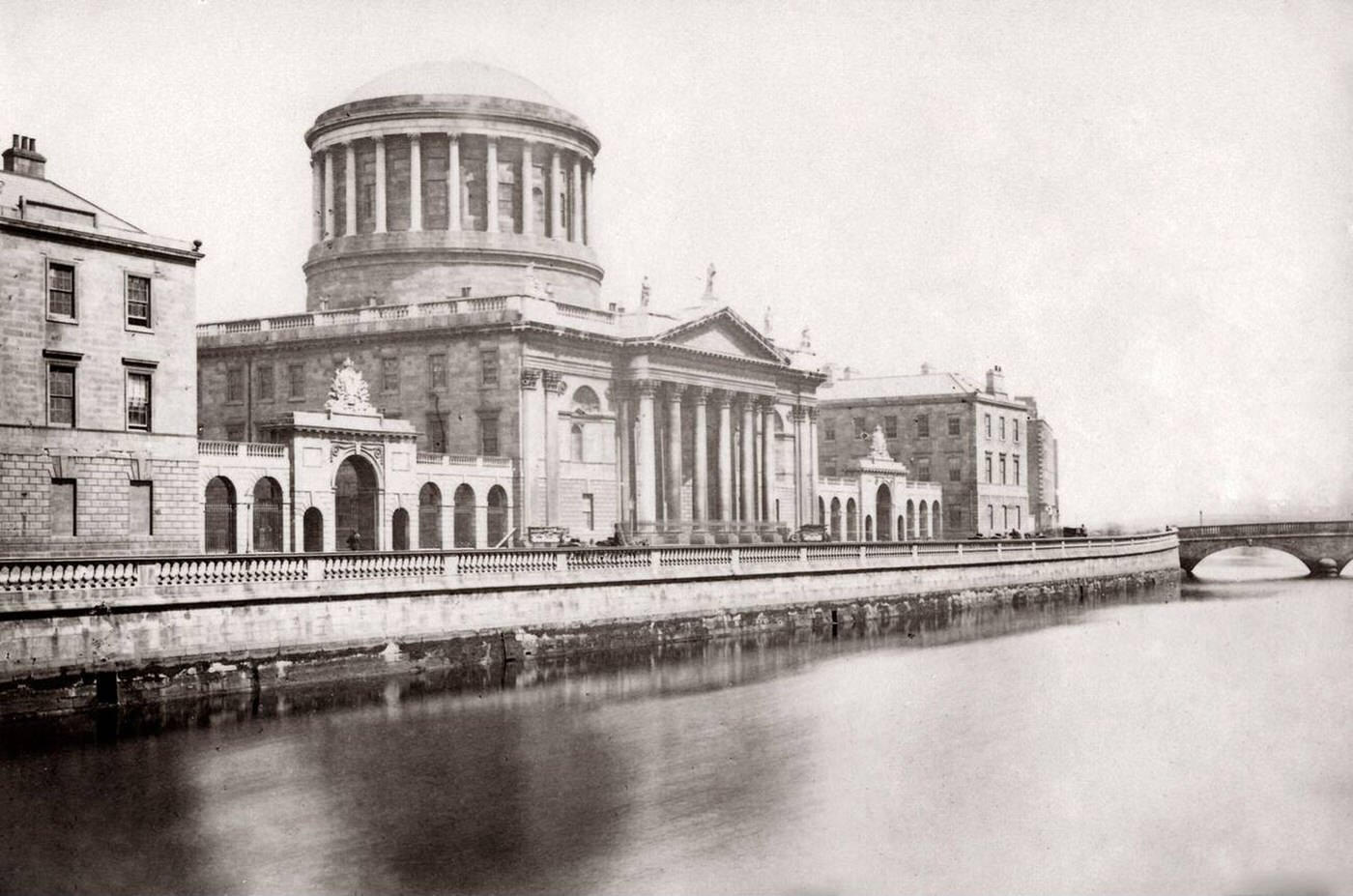 Four Courts, Dublin, Ireland, 1880s.