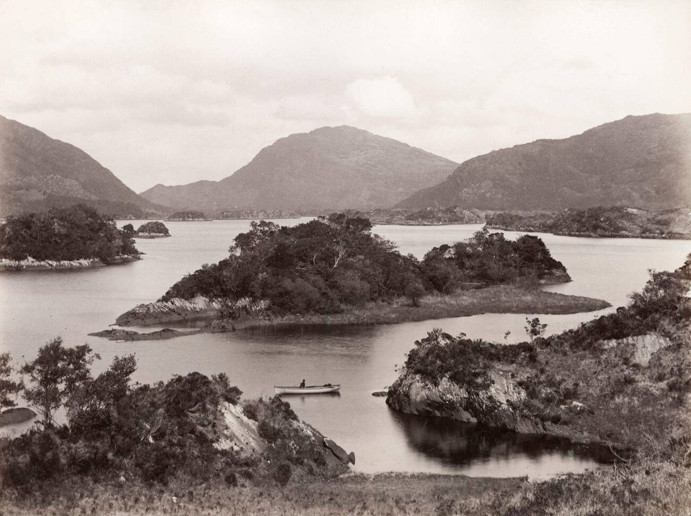 Upper Lake, Killarney, Ireland, 1890s.