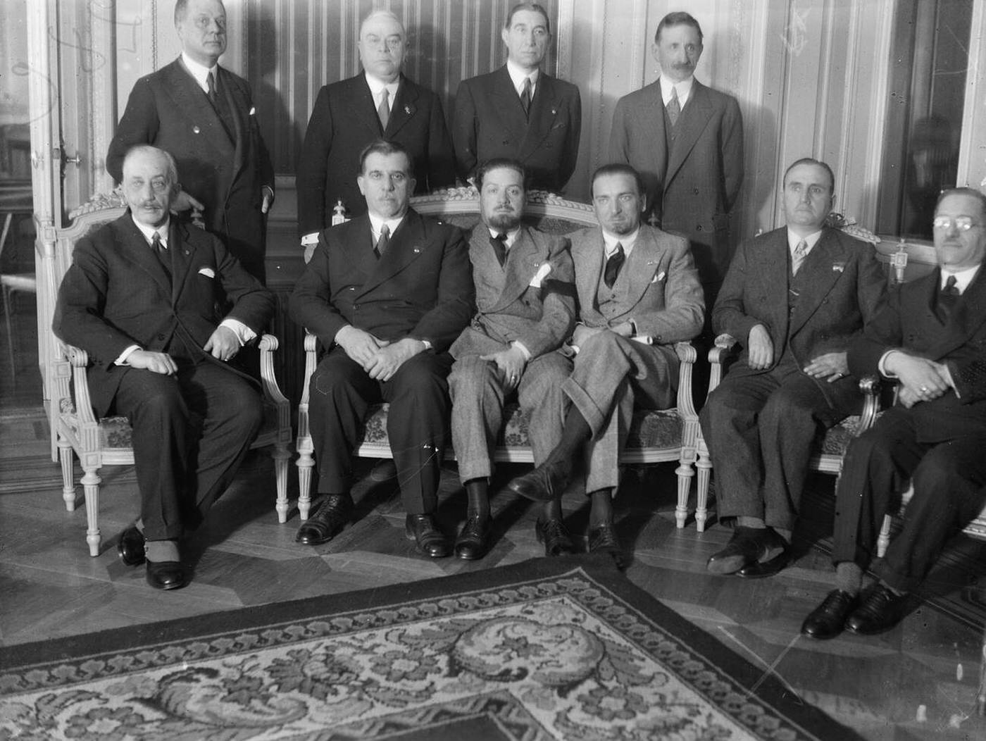The Italian delegation to Geneva, 1932.