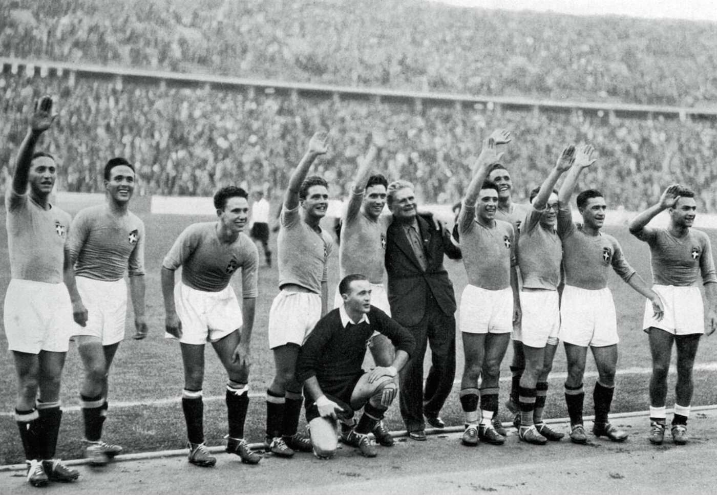 Italian national football team, Berlin Olympics, 1936.