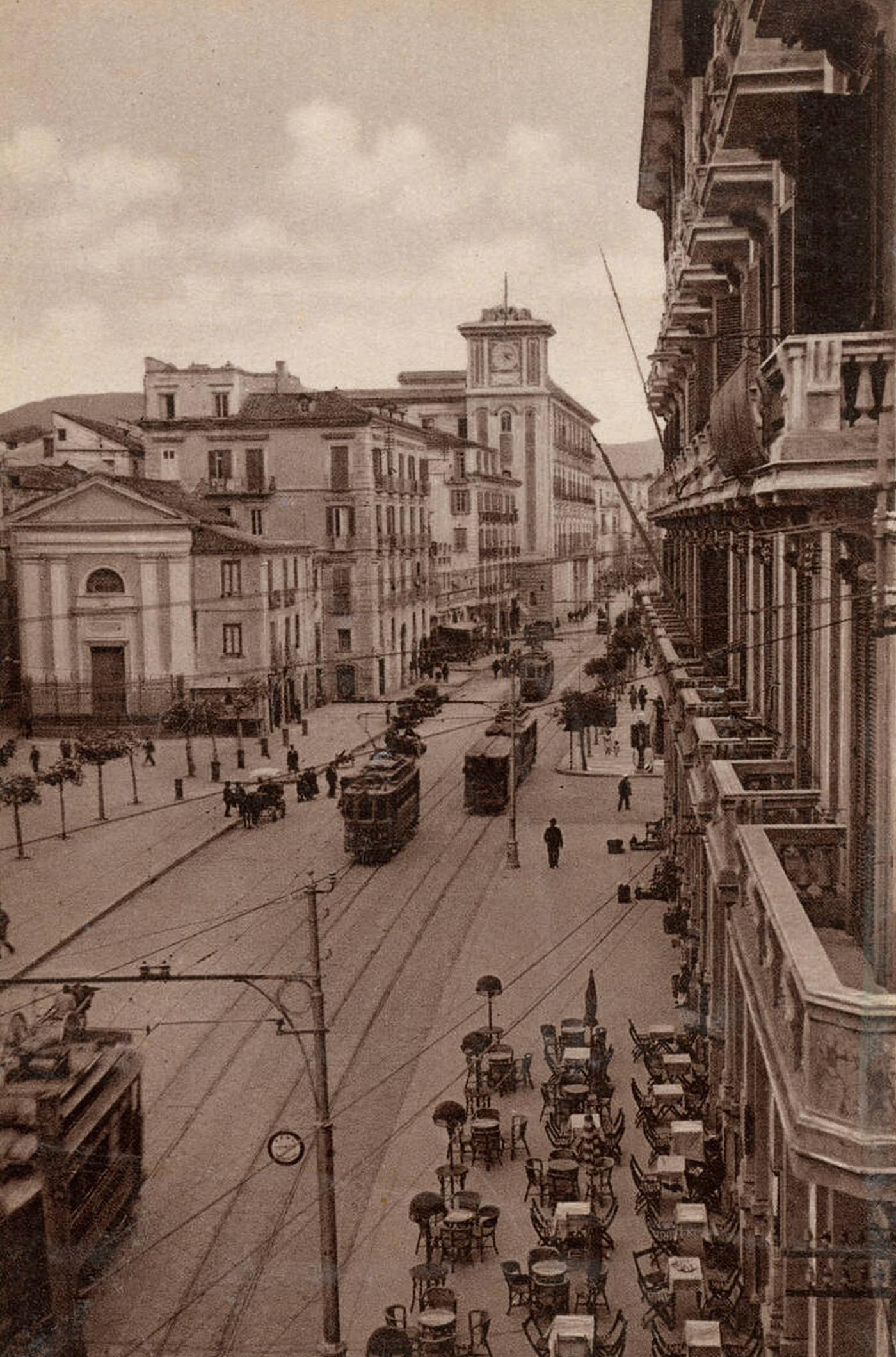 Via Roma, Salerno, Italy, 1936.