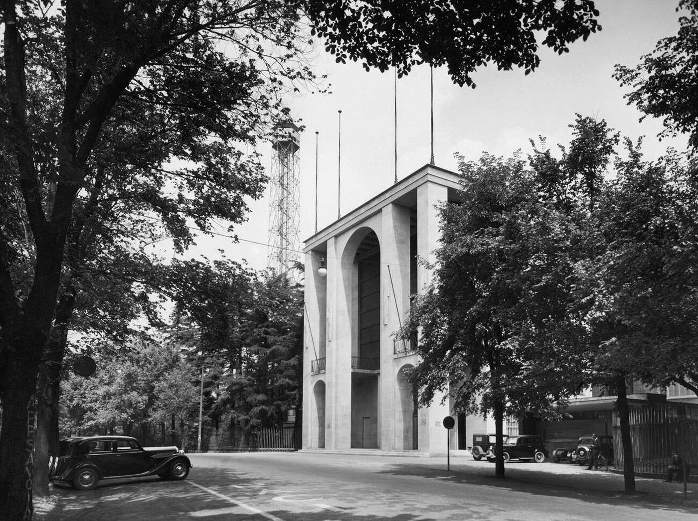 Palazzo dell'Arte headquarters of the Milan Triennale, 1930s.