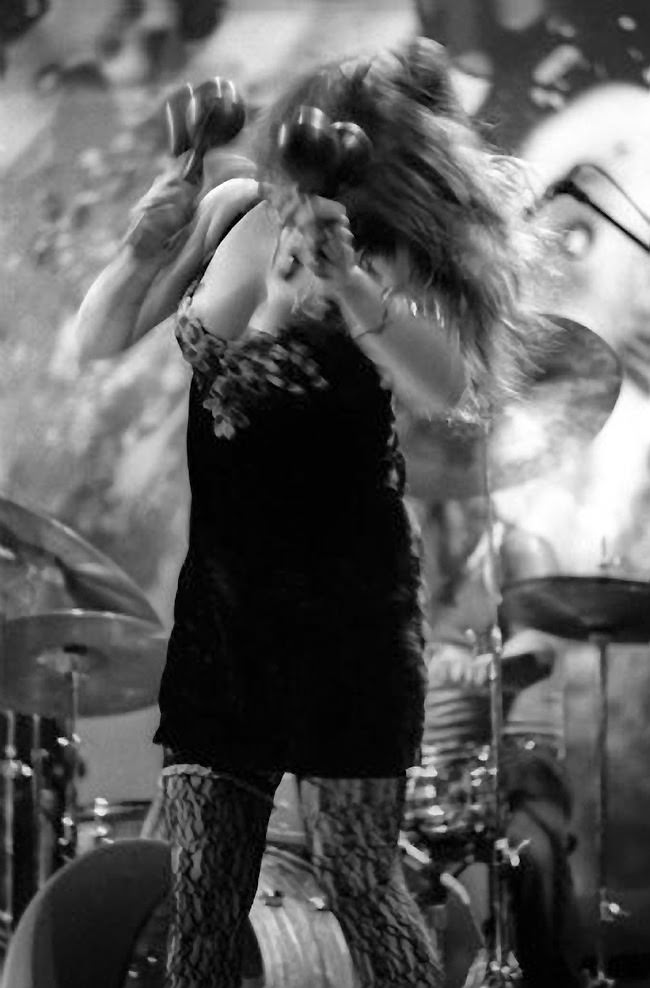 Janis Joplin during the Joshua Light Show at Fillmore East in New York City, 1968.