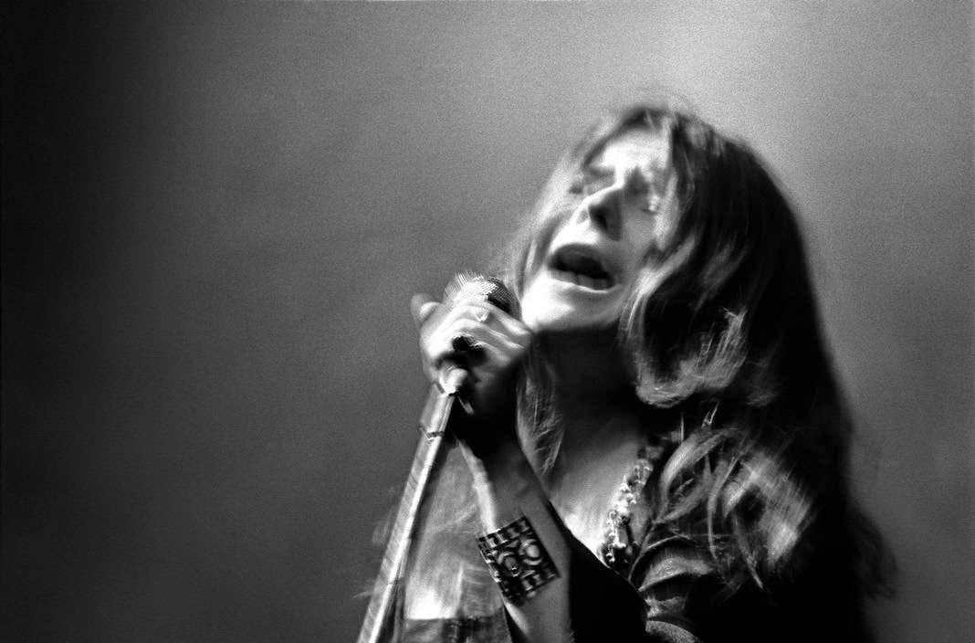 Janis Joplin, Anderson theater, NYC, 1968.