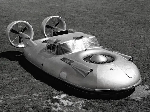 GAZ-16 Soviet hover car prototype, 1962.