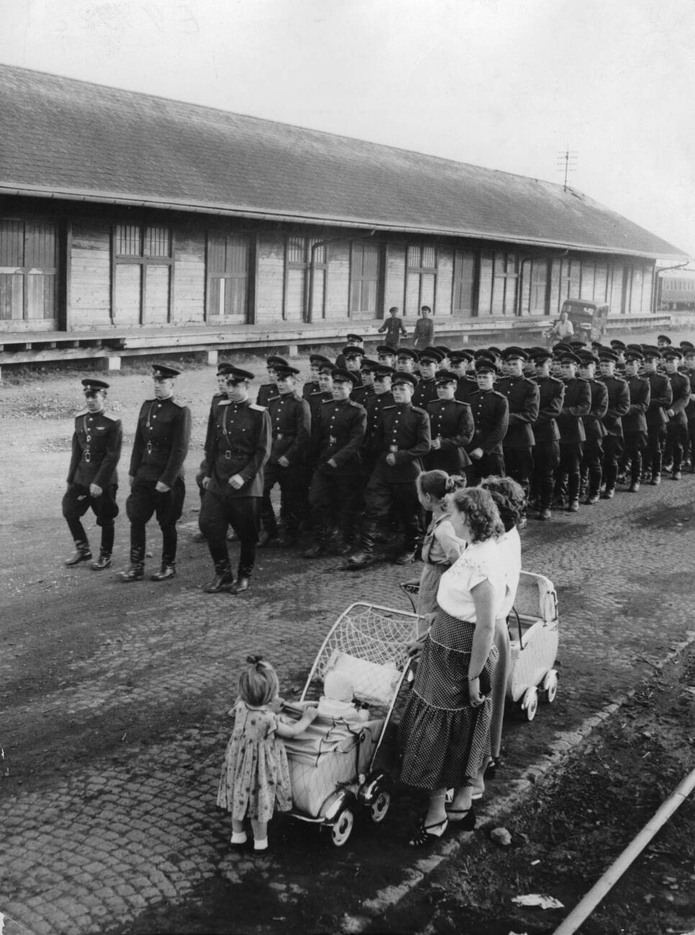 Withdrawal of the occupying forces in Austria, 1955.