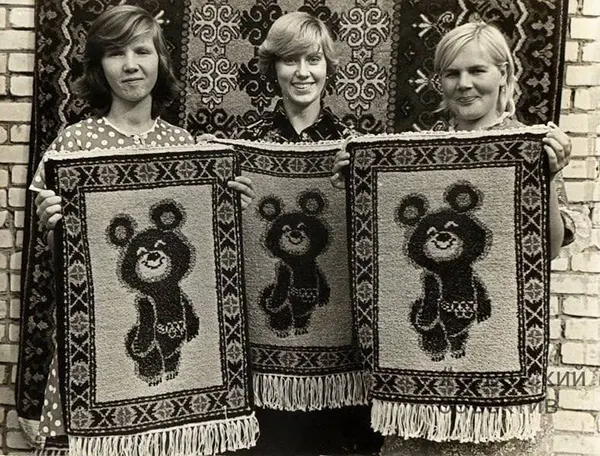 Souvenirs of the 1980 Moscow Olympics.