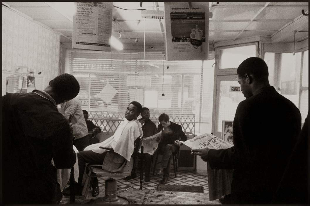 Barber in Brixton, South London.